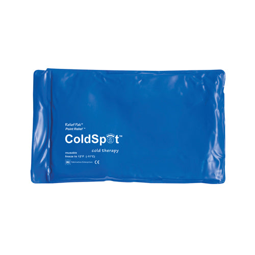 ColdSpot Reusable Half Size Cold Pack 7x11 Blue Vinyl Gel Inside Heavy Duty Cold Therapy