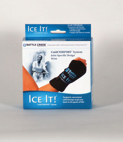 Ice It Cold Comfort Black Wrist System 5x7