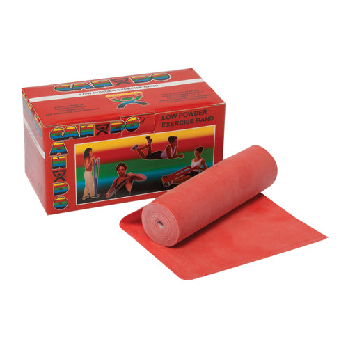 Cando Red 5-Inch Wide Exercise Band 6-Yard Roll