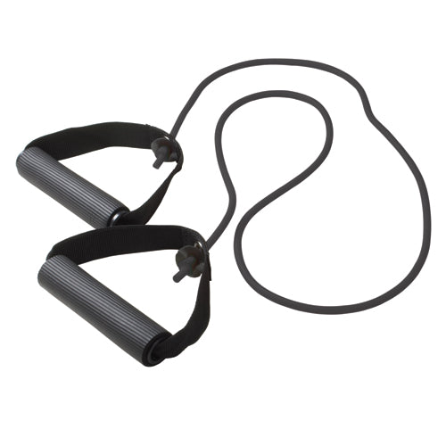 Cando Exercise Tubing With Handle Black Extra Heavy 48 Inch