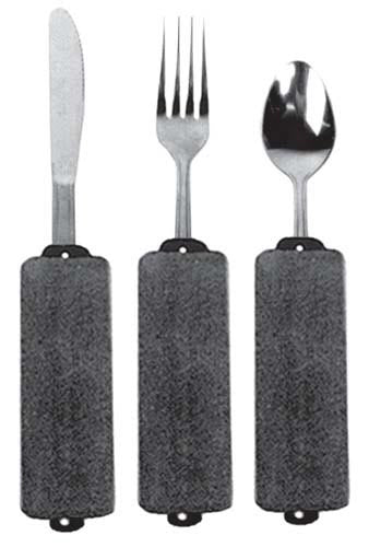 BuiltUp SoftHandle Utensils Set Teaspoon Fork Knife
