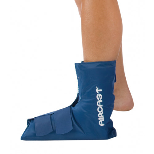 Aircast Cryo Ankle Cuff For Cold Therapy And Compression Adult Size Blue Cuff Only