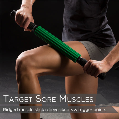Theraband Roller Massage Standard Green Ridged Back And Body Self Massage Tool Portable