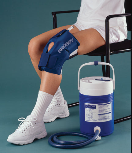 Aircast Cryo Knee Cuff Medium for Effective Knee Ice Therapy and Compression Recovery