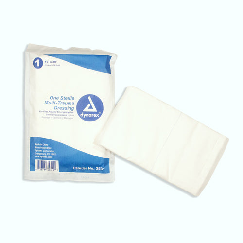 Dynarex Sterile Multi-Trauma Dressing 10 x 30 cm