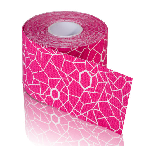 Theraband Kinesiology Tape Std Roll 2x16.4' Pink/White