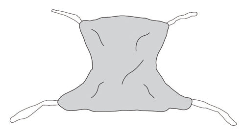 Full Body Mesh Patient Sling Medium 53x42