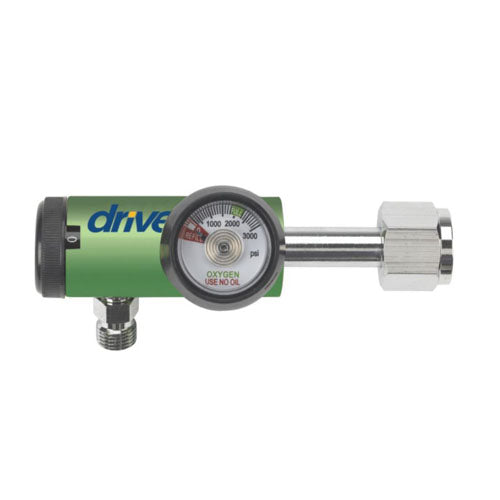 Drive Oxygen Regulator CGA540 0-15 LPM Green