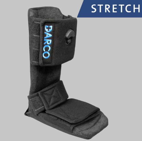 Darco Pneumatic Night Splint Black Small Size For Plantar Fasciitis With Adjustable Air Bladder System