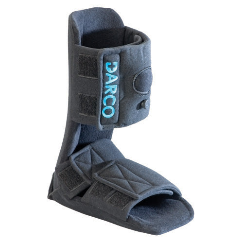 Darco Pneumatic Night Splint Black Medium for Plantar Fasciitis With Fully Integrated Inflation System