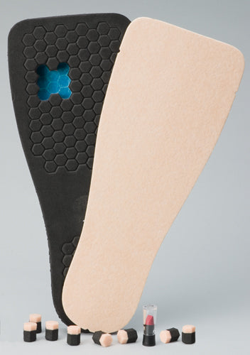 Peg-Assist Insole Square-Toe Medium Off-Loading Peg Orthotic With Stabilizer Board