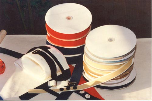 Pressure Sensitive Hook Closure Tape 1 Inch X 25 Yd White Velcro Style Hook And Loop Tape