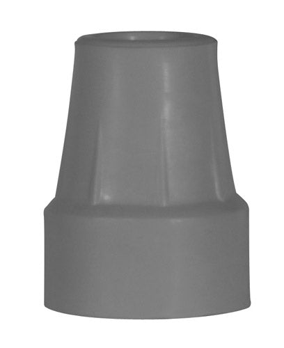 Grey Crutch Tip 7/8 Inch Diameter Fits Cane and Crutch Replacement for Mobility Aid Retail Pack