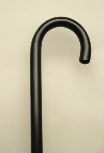 Wood Cane 1 Inch Diameter 36 Inch Length Black With Rubber Tip Hardwood Construction 250 Pound Capacity