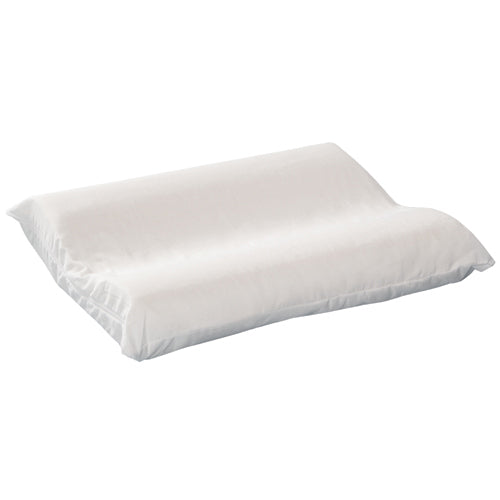 Contoured Foam Cervical Pillow 18x16x3 White Cover