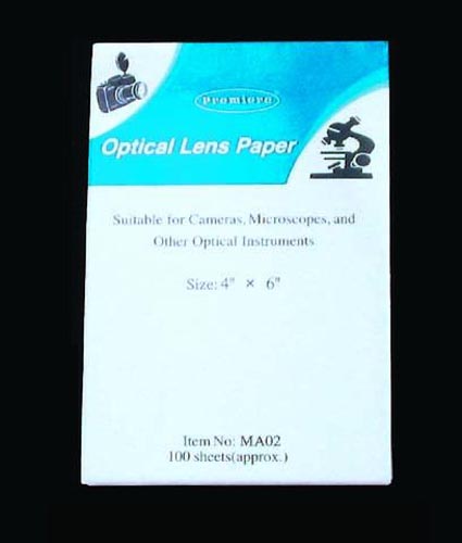 Optical Lens Paper Booklet 50 Sheets 4 x 6 Inches Soft Thin Paper Microscope Accessories