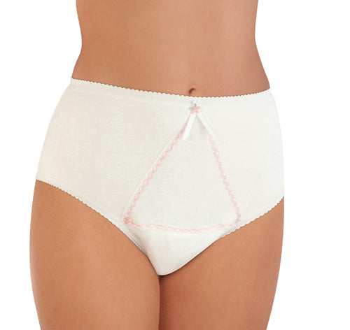 Dignity Lady Plus White X-Large Panties With Liner Pocket