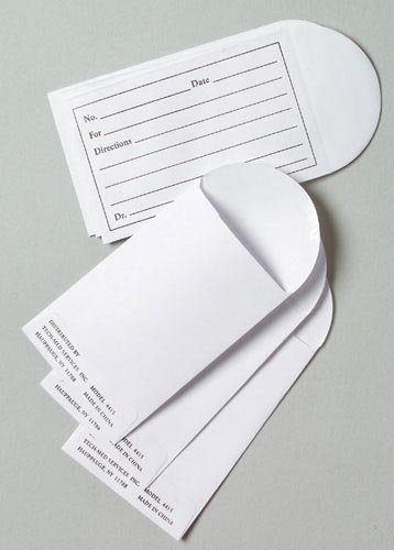 Pill Envelopes 3x2 Heavy Weight Printed 1000 Per Box