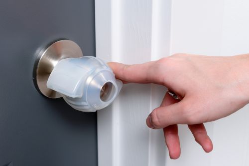 Great Grips Door Knob Built-Up Handle Stretches Over Round Knobs Pack Of 2 Glows In The Dark