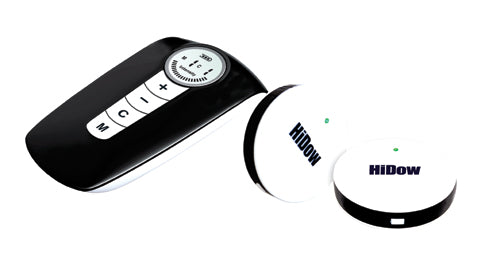 HiDow Wireless TENS EMS System OTC With Remote Controller And Reusable Electrode Pads