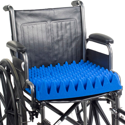 Convoluted Foam Wheelchair Cushion 16x18x3