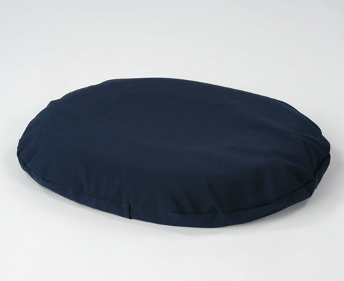 Alex Orthopedic Donut Cushion Molded 16 Navy with Center Opening, Dense PU Foam, Removable Cover