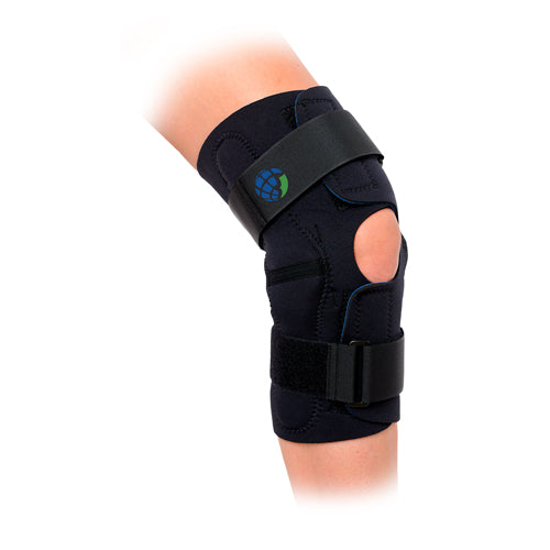 Wrap Around Hinged Knee Brace 5XL for Knee Circumference 29-32 Inches with Medial and Lateral Hinges