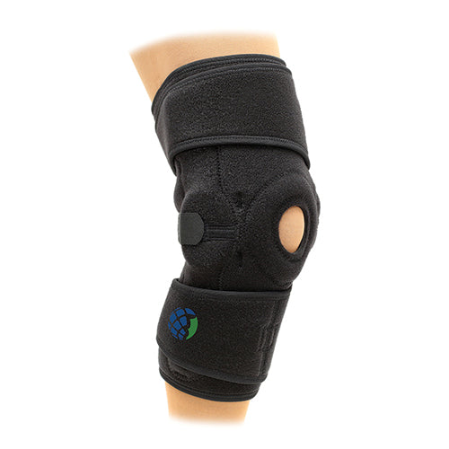 Gator Wrap Universal Hinged Knee Brace With Medial And Lateral Hinges Wrap Design