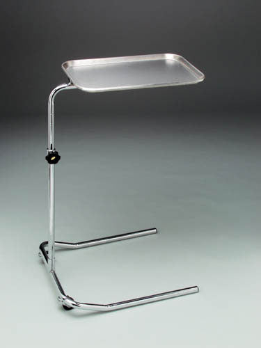 Instrument Stand With Removable Stainless Steel Tray For Low Clearance Units Height 33-52 In Overhang 20 Base 18.5x24