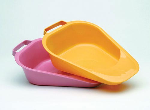 Fracture Bed Pan Disposable 12 1/2 x 9 1/4 Loop Handle