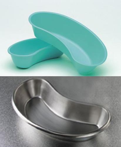 Disposable Gold Emesis Basin 8.5 Inch 500cc 16oz Graduated Measurements For Medical Use