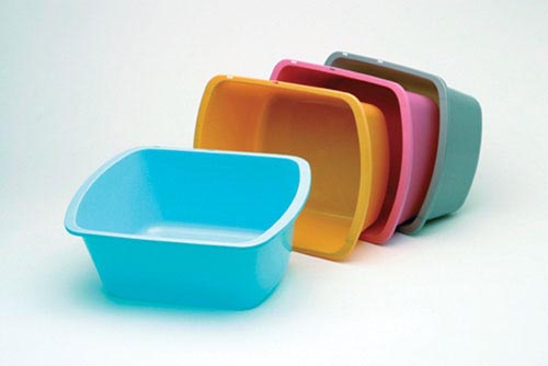 Disposable Gold Wash Basin 6 Quart 12x10x5 Smooth Finish