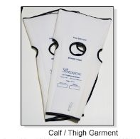 Powerpress DVT Garment Calf Thigh Large Latex-Free Breathable Fabric Fits Up To 35 Circumference Of Mid Thigh