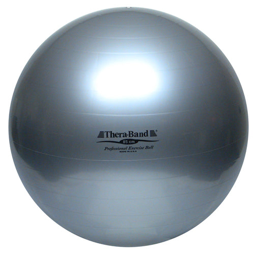 Thera-Band Exercise Ball 85 cm Silver Durable Gym Ball For Home Workouts Core Stability