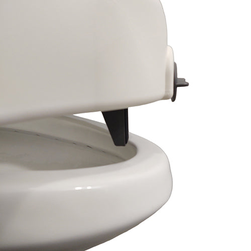 Raised Toilet Seat 5-Inch With Lock And Arms