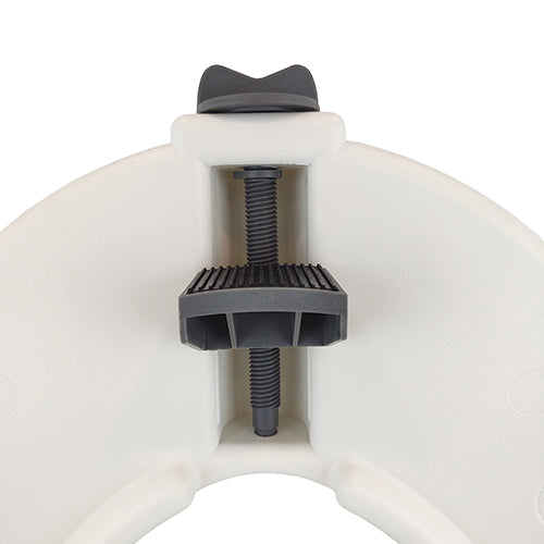 Raised Toilet Seat 5-Inch With Lock And Arms