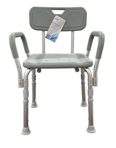 Shower Chair With Back And Padded Arms Cs/2