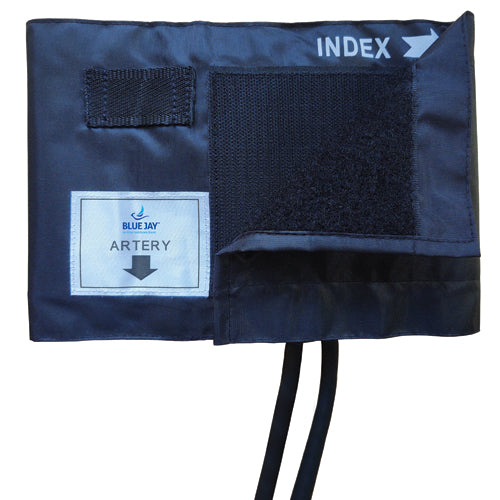 Blue Jay Manual Blood Pressure Monitor With Cuff, Aneroid Gauge, 0-300 mmHg, 10-16 Inch Nylon Cuff