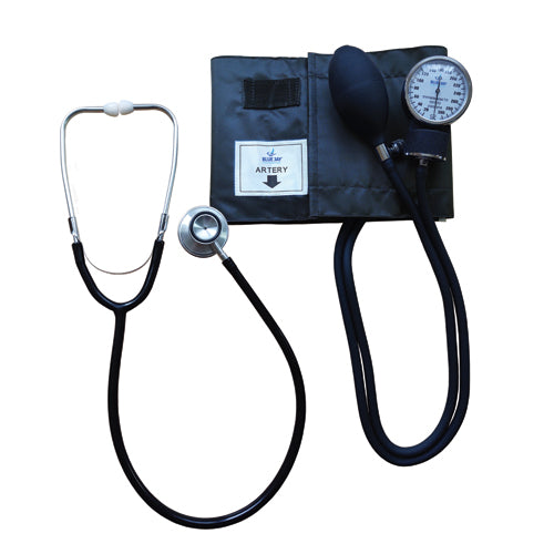 Perfect Measure Manual Blood Pressure Monitor With Stethoscope, 0-300 MmHg, 21.25 Inch Cuff, 10-16 Inch Arm