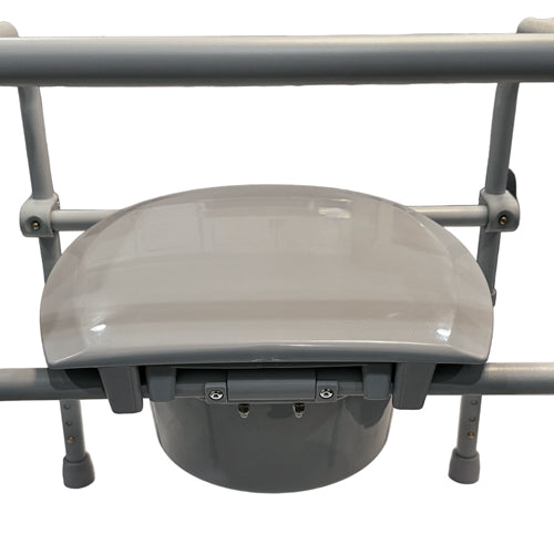 Blue Jay Folding Steel Commode Elongated Seat