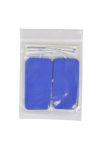 Blue Jay Reusable 2x4 Rectangular Electrodes Pack Of 4