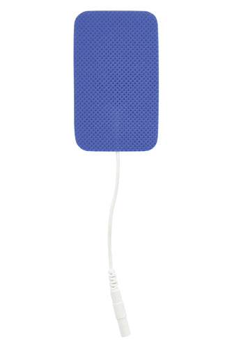 Blue Jay Reusable Medical Peel-and-Stick Rectangular Electrodes 1.5 x 2.5 Inch Pack of 4