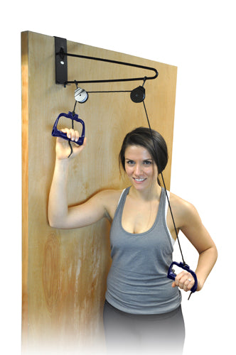 Blue Jay Overdoor Shoulder Pulley Exercise Kit With Dual Pulleys And Adjustable Rope For Shoulder And Arm Rehab