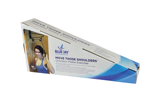 Blue Jay Overdoor Shoulder Pulley Exercise Kit With Dual Pulleys And Adjustable Rope For Shoulder And Arm Rehab