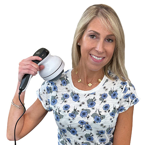 Blue Jay Handheld Corded Shiatsu Massager With 4 Heads