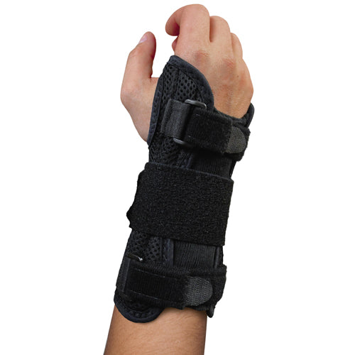 Blue Jay Dlx Wrist Brace For Carpal Tunnel Left Hand Black Small DRing Fasteners Palm Stay