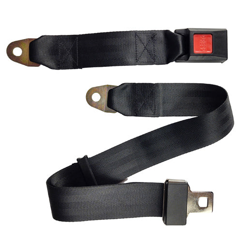 Buckle Up Wheelchair Seat Belt Black Push Button Release