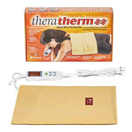 Theratherm Digital Moist Heat Pad 14x14 Inches With Hand Control And Programmable Temperature And Treatment Time