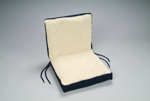 Wheelchair Seat Cushion 18 W X 16 D X 4 H Convoluted Foam With Ties For Posture Support