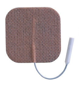 First Choice 2x2 Foam Square Electrodes Pigtail Pack 4